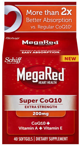 MegaRed Super CoQ10 Extra Strength  200 mg Softgels